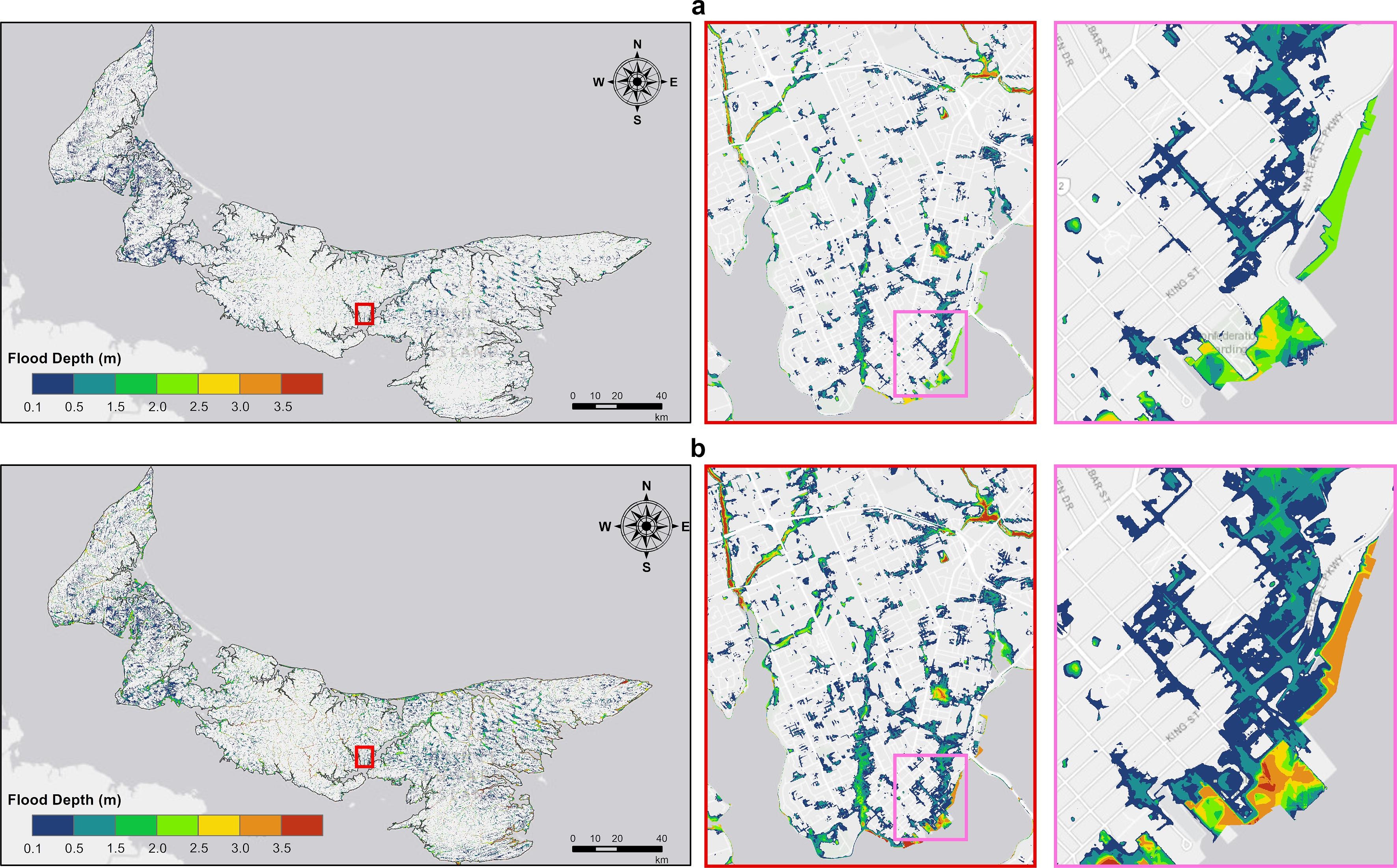 Pluvial flood modelling and mapping in PEI