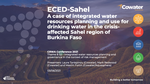 ECED-Sahel: A case of integrated water resources planning and use for drinking water in the crisis-affected Sahel region of Burkina Faso